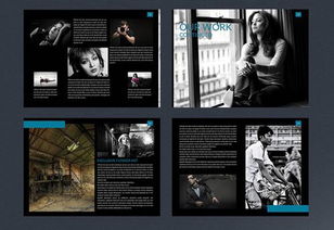 16页创意高端大气摄影画册模板 专业设计服务的艺术呈现